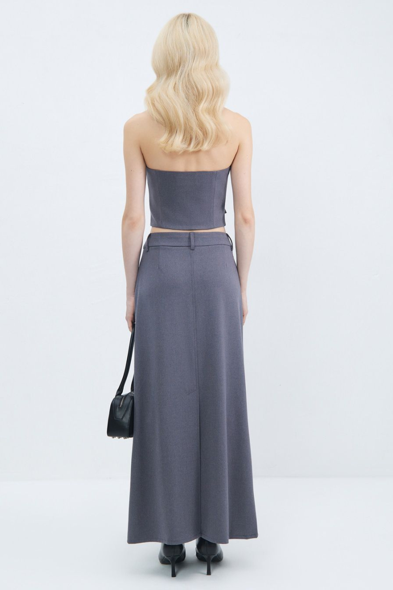 Жилет асимметричный TOPTOP, цвет: серый, TTS.147.16204.800 купить онлайн