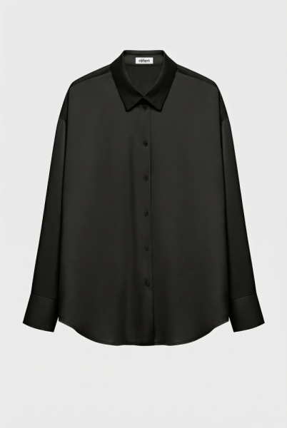 Рубашка из сатина с завязками