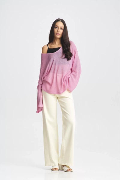 Лонгслив вязаный Pink Erist store, цвет: розовый, НФ-00002364 купить онлайн