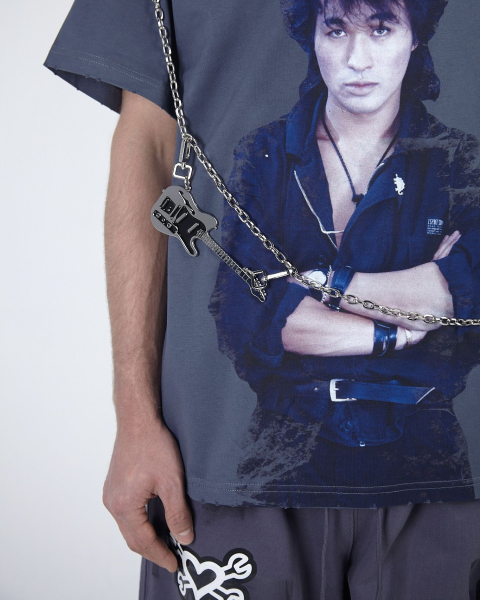 Футболка KINO TSOY PARIS GREY ASIA ST 71, цвет: серый, Ast71.kino-tt-tsoy-grey купить онлайн