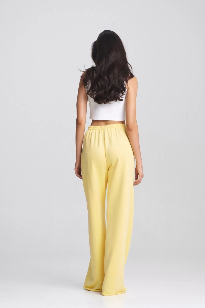 Брюки-трубы Lemon Erist store, цвет: Желтый, НФ-00002409 купить онлайн