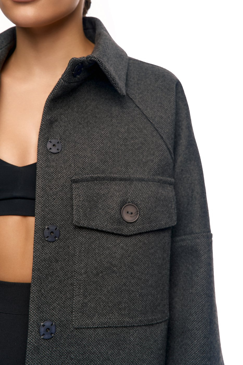 Бомбер SODAMODA, цвет: серый, 15731 купить онлайн