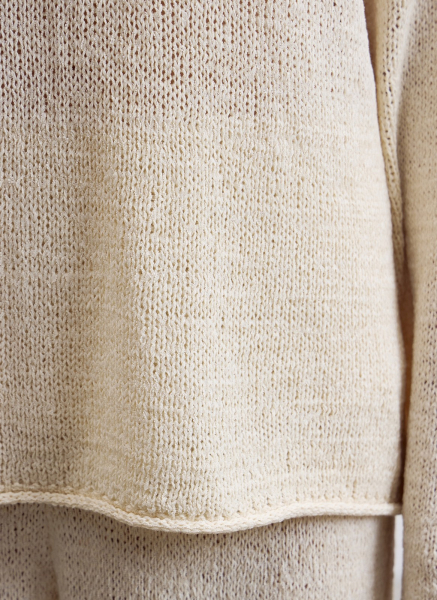 Джемпер ажурной вязки ALL WE NEED, цвет: молочный, 2604W3552-21 купить онлайн