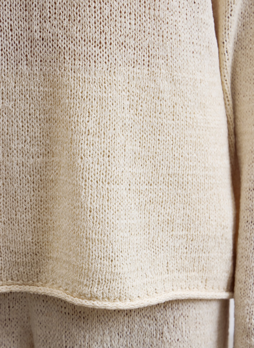 Джемпер ажурной вязки ALL WE NEED, цвет: молочный, 2604W3552-21 купить онлайн