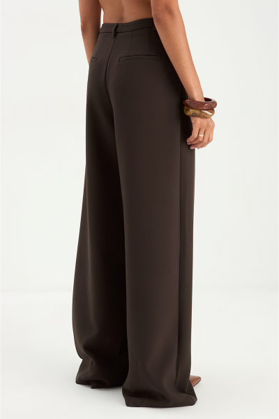 Брюки с тонким поясом MIA AIM, цвет: шоколадный, MIA629 купить онлайн