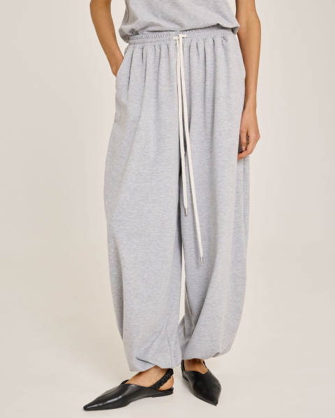 Брюки из трикотажа GRAY