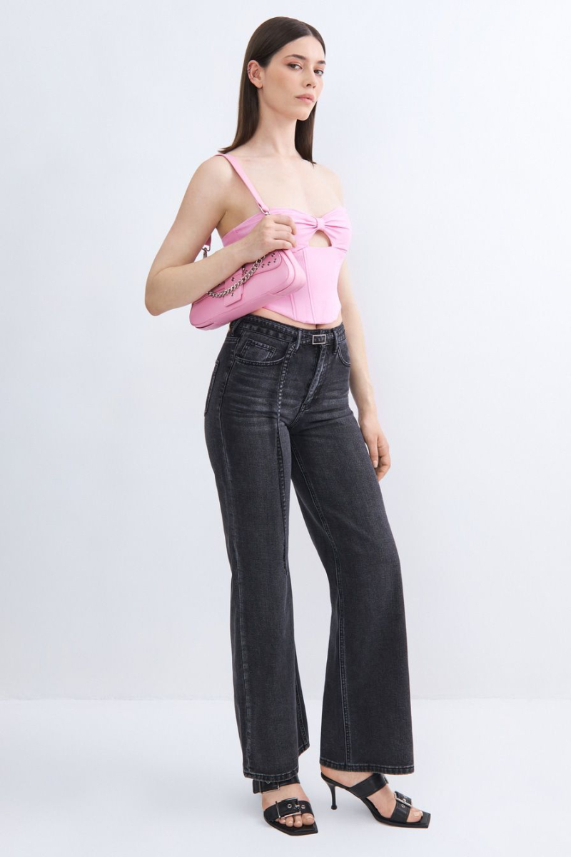 Сумка-багет из экокожи Lera Nena, цвет: розовый LNU.801.13613.300 купить онлайн