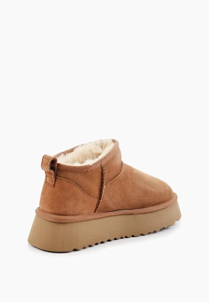 Угги из натуральной замши SBALO, цвет: рыжий SUG4-3 купить онлайн
