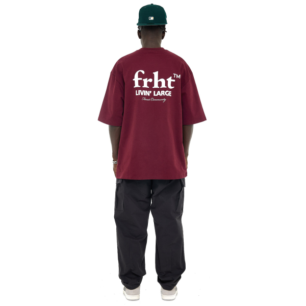 Футболка FRHT Livin' Large FRHT&OUT OF REACH, цвет: ruby, TSLVNLRB купить онлайн