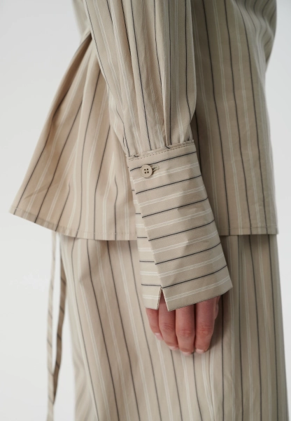 Рубашка "Взмах" CHUBA, цвет: Тауп, shirt_sway купить онлайн