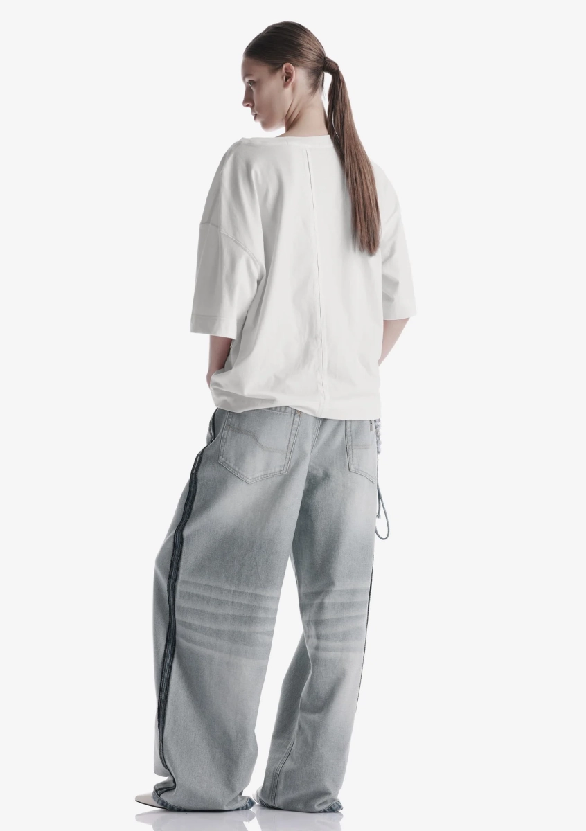 Свободная футболка KRAKATAU, цвет: белый, Tw144-4 купить онлайн