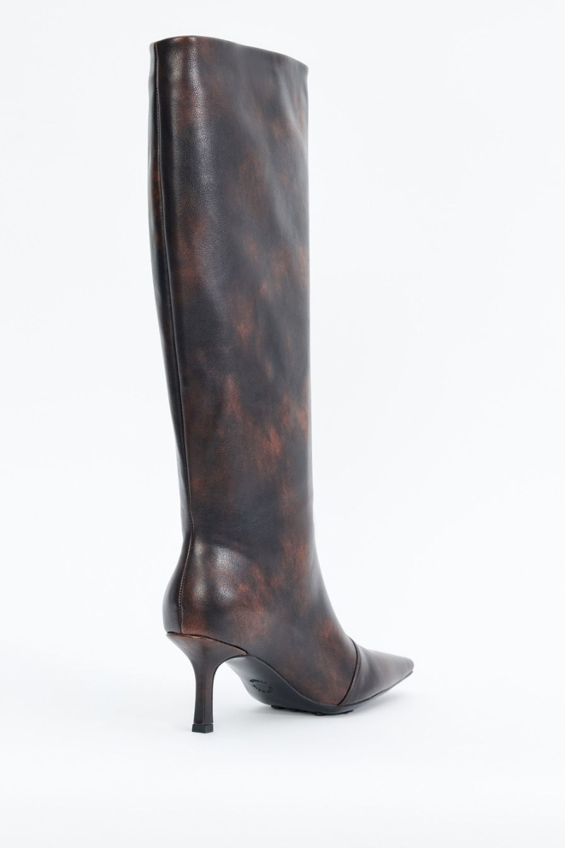 Высокие сапоги Lera Nena, цвет: коричневый LNU.402.15909.701 купить онлайн