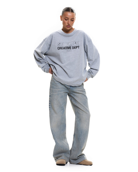 Лонгслив CD Suborbia, цвет: grey melange, 006171 купить онлайн