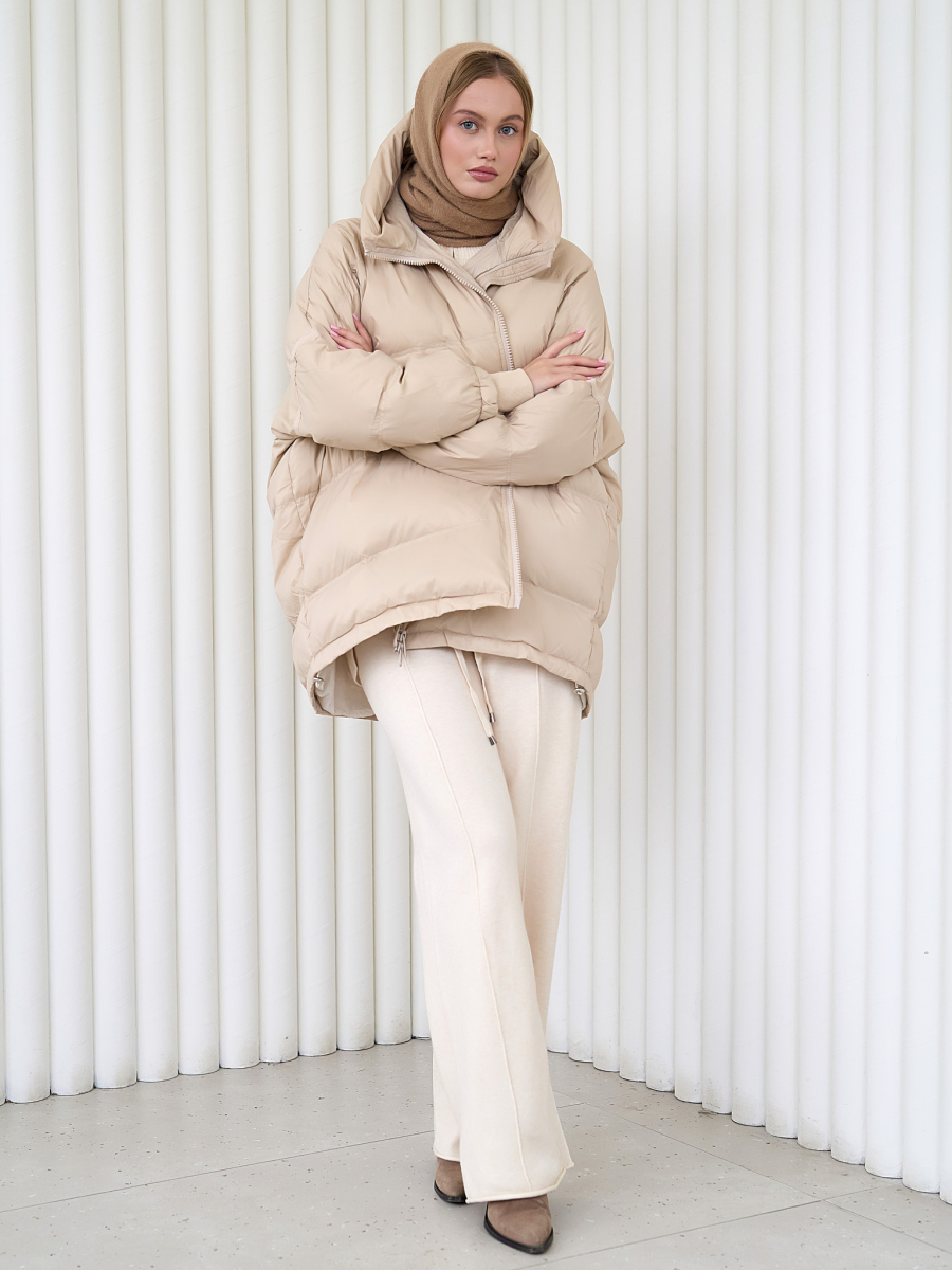 Косынка с ангорой I.B.W., цвет: бежевый KJ125 купить онлайн