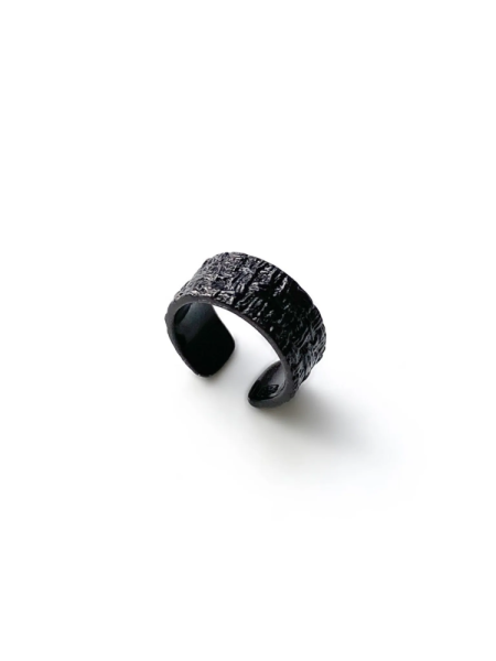 Серебряная серьга-кафф "Black"