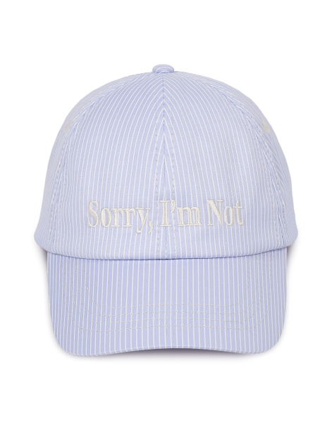 Кепка в полоску SORRY, I’M NOT, цвет: голубой  купить онлайн