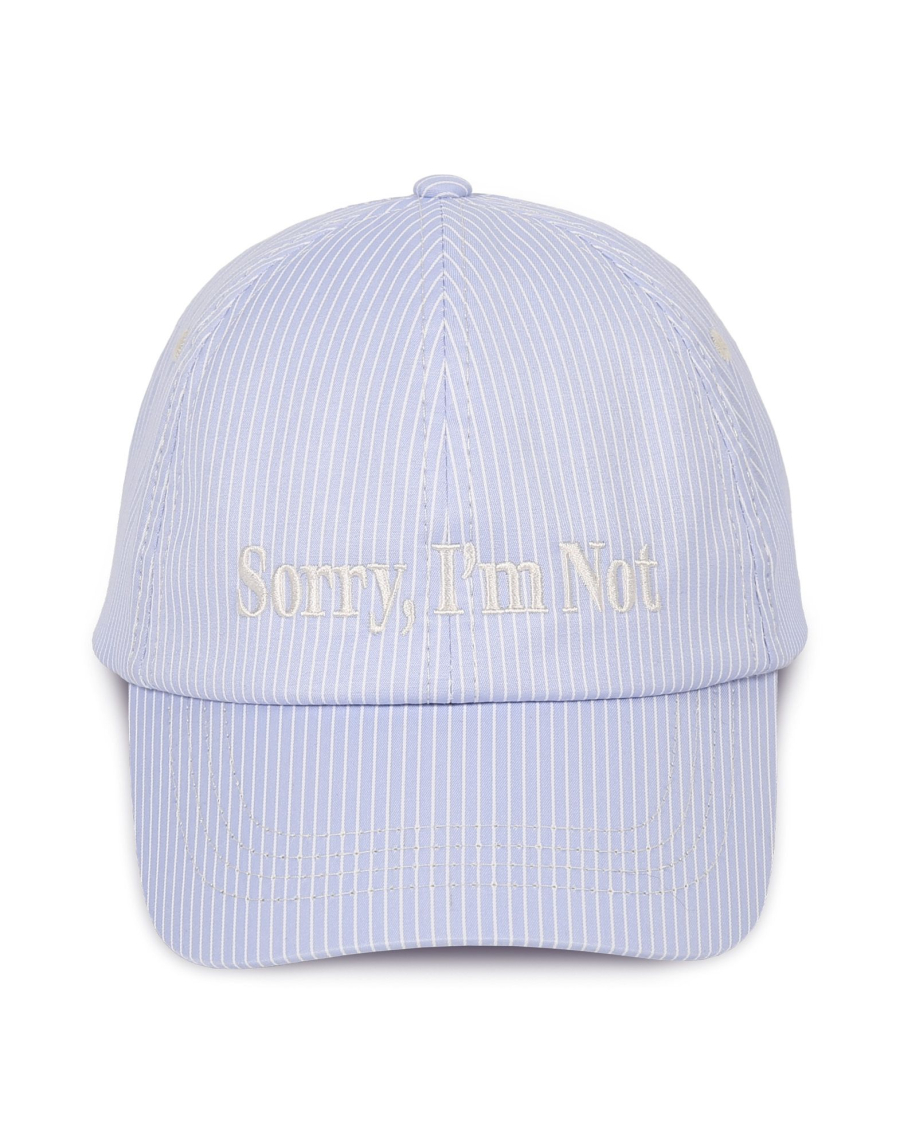Кепка в полоску SORRY, I’M NOT, цвет: голубой  купить онлайн
