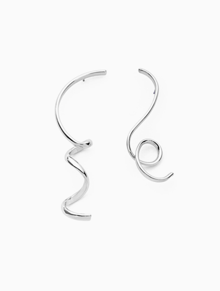 Серьги спираль