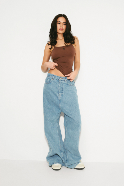 Майка LABEL .B & TOUSSUN Label .B, цвет: коричневый, TSLB020050429 купить онлайн