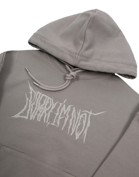 Худи METAL SORRY, I’M NOT, цвет: серый,  купить онлайн