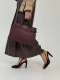 Сумка GWEN Large brand salad, цвет: burgundy  купить онлайн