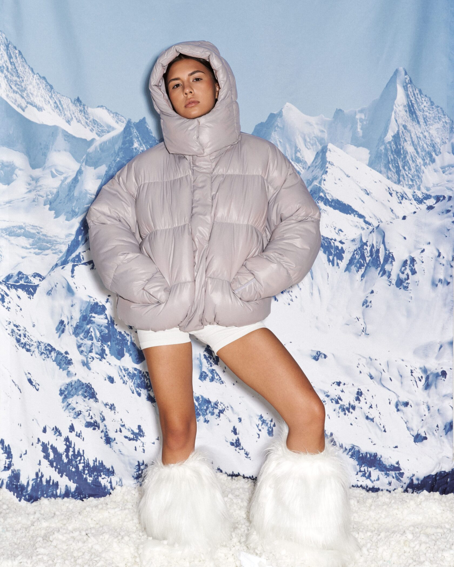 Пуховик PUFFER Y1 GRAY YONS, цвет: серый, YO-738 купить онлайн