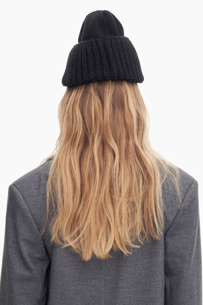 Шапка из смесовой шерсти мериноса TOPTOP, цвет: Черный TT.601.15344.900 купить онлайн