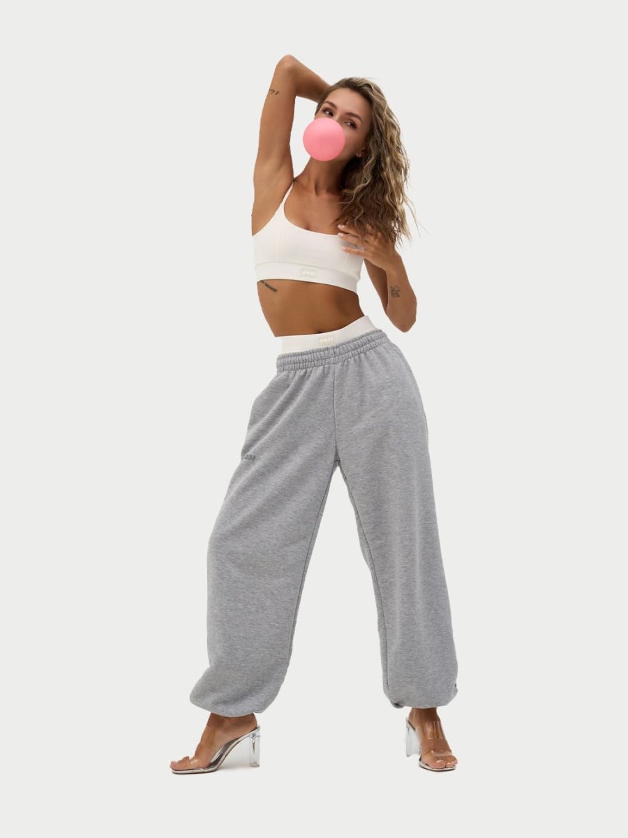 Брюки с застёжкой ONSI, цвет: меланж,  купить онлайн