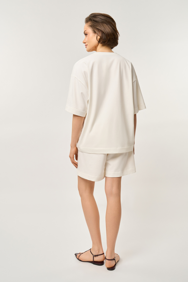 Футболка Sand FASHION REBELS, цвет: белый, FR24SS1TS200W330WT купить онлайн