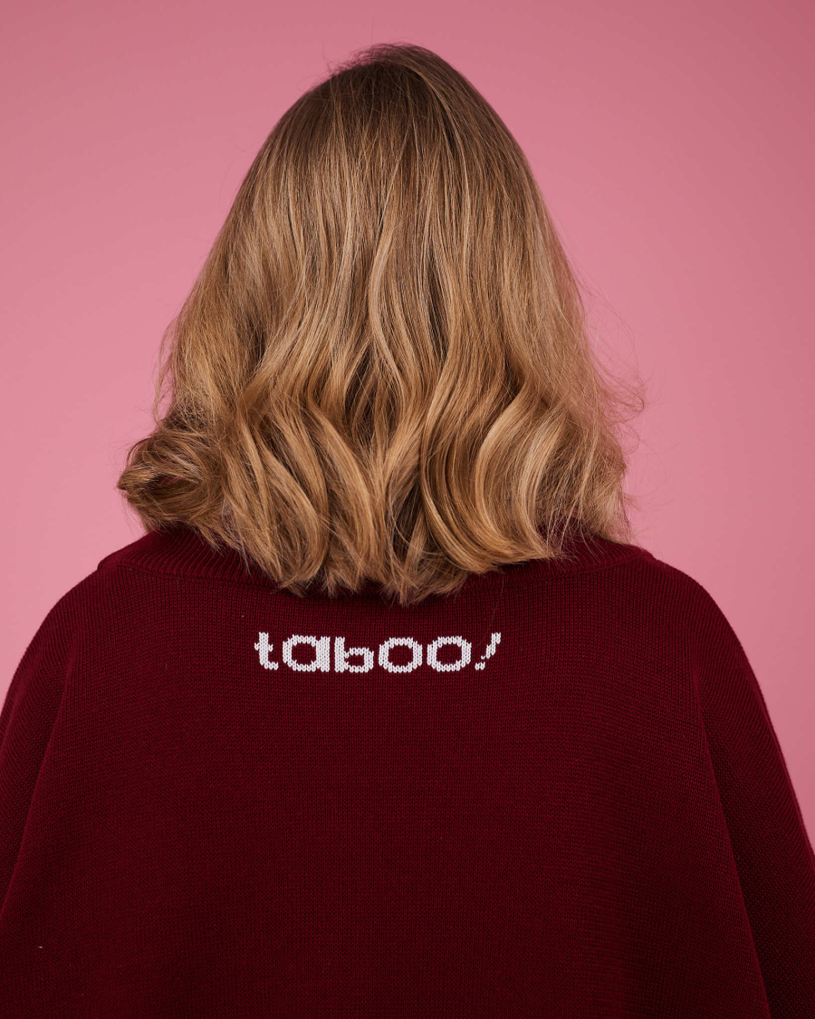 Свитер Супергероя TABOO, цвет: Бордовый, Svsuper купить онлайн