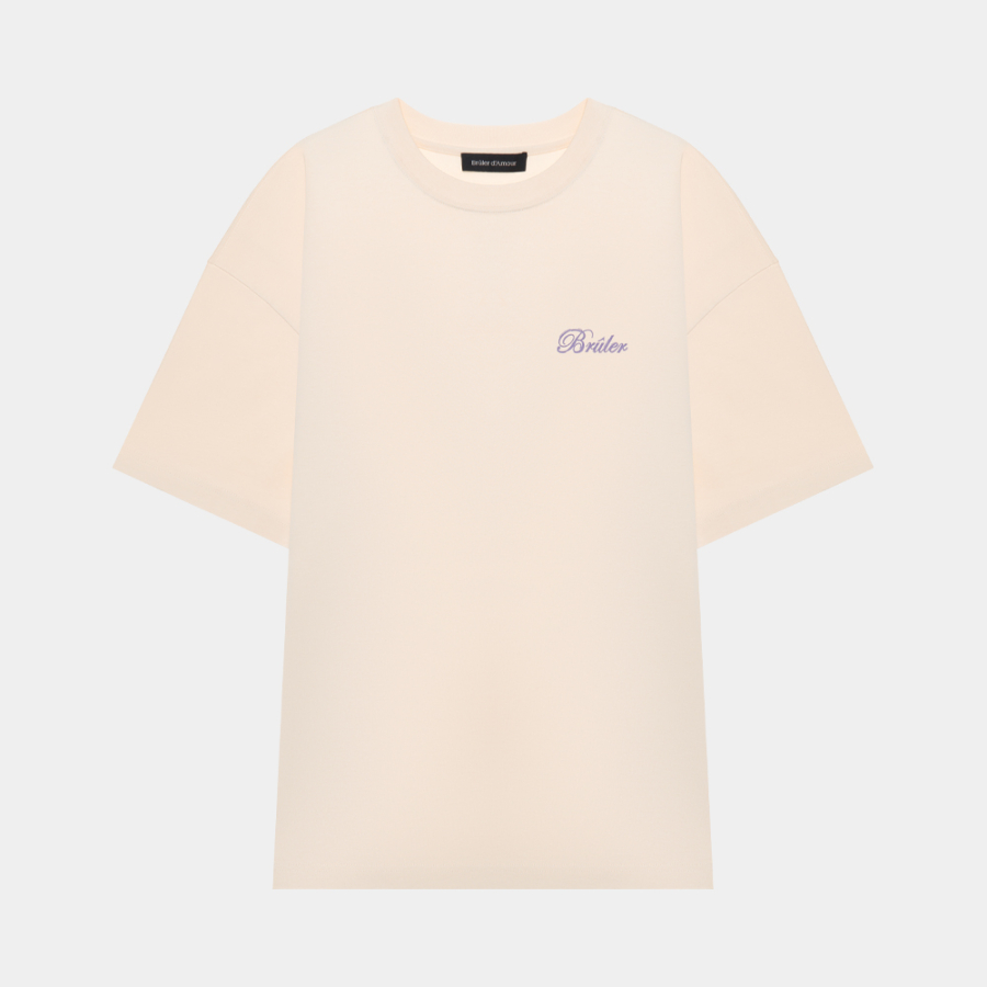 Футболка T-Shirt "Cent pour cent" Brûler d'Amour, цвет: Milk, BR202506DE01MIL00 купить онлайн