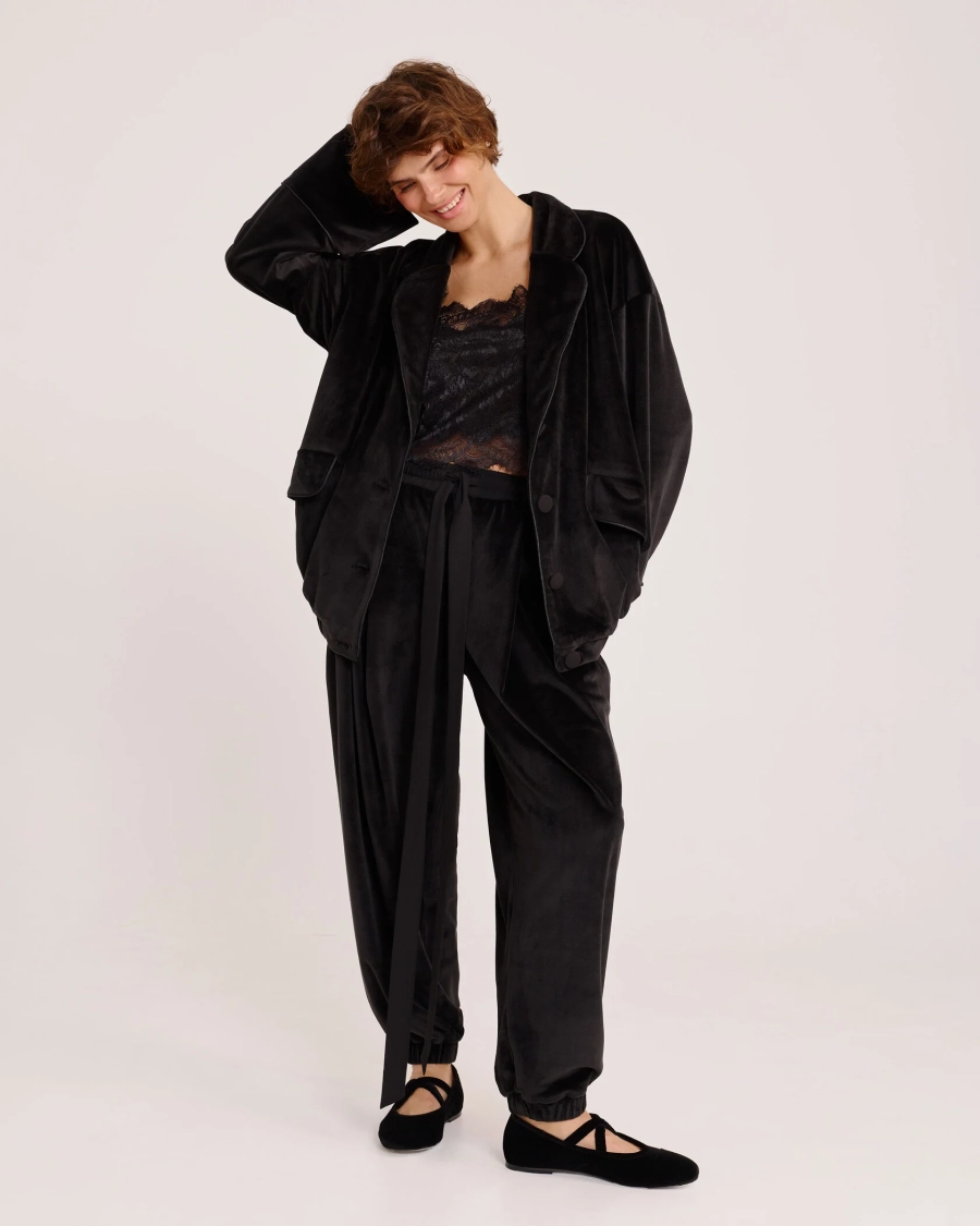 Брюки-шаровары BLACK Anmuse, цвет: Черный, TR25W214-BLC купить онлайн