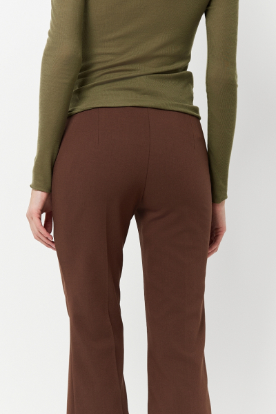 Брюки укороченные Ricoco, цвет: шоколадный, 7044/1 купить онлайн