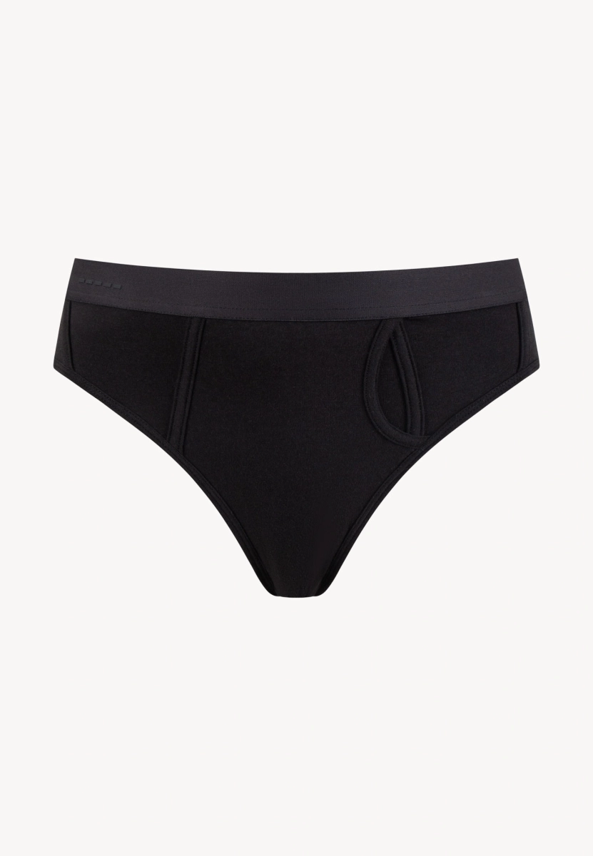 Трусы женские из хлопка MUTED, цвет: Черный 905423.WPAN0026-Black купить онлайн