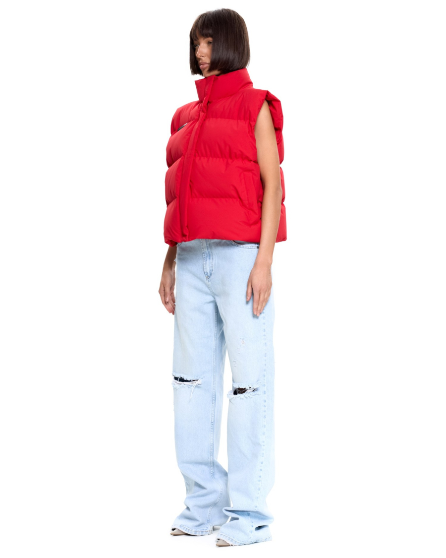 Жилет базовый мини Suborbia, цвет: красный, 006905 купить онлайн