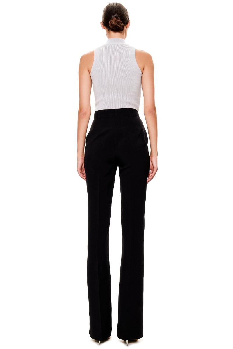 Вязаный топ с фигурным вырезом SODAMODA, цвет: серый, 11648 купить онлайн