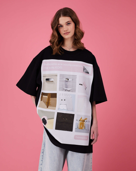 Футболка Капча TABOO, цвет: Черный, TsCapchaB купить онлайн