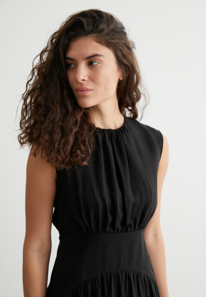 Платье со сборками Gina Marou, цвет: Черный, Mar5_2604 купить онлайн