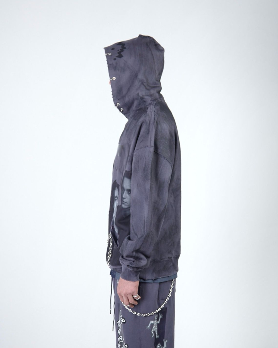 Худи KINO BAND DUST BLUE ASIA ST 71, цвет: синий, Ast71.kino-hood-band-dustblue купить онлайн