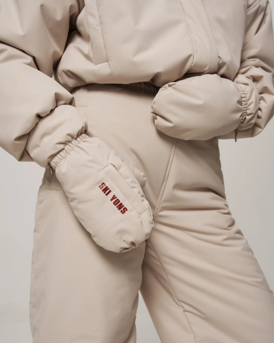 Горнолыжный комбинезон SKI YONS MOONBEAM YONS, цвет: бежевый, YO-752 купить онлайн