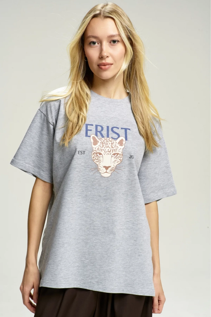 Футболка Wild Cat Grey Melange