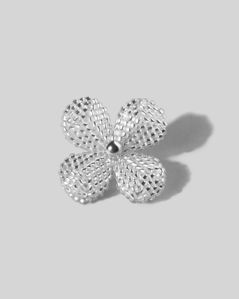 Пуссета Beaded Flower White alvaar  купить онлайн