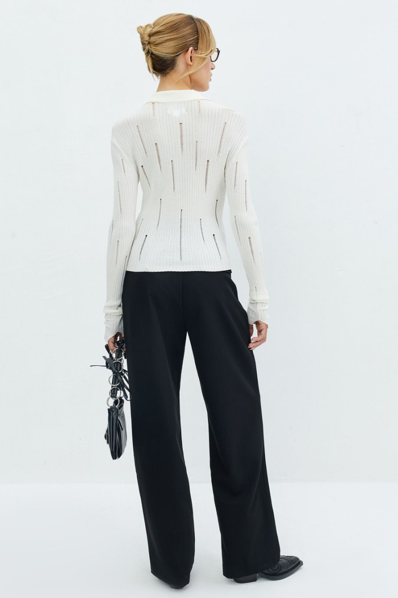 Широкие брюки с добавлением вискозы TOPTOP, цвет: Черный, TTS.032.11695.900.02359 купить онлайн