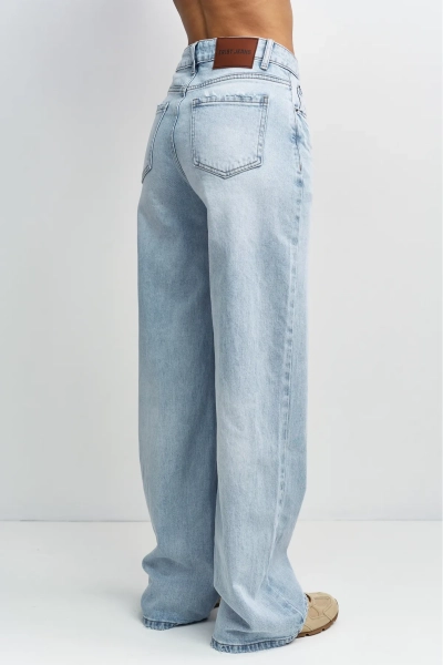 Джинсы прямые Erist store, цвет: голубой, НФ-00003369 купить онлайн