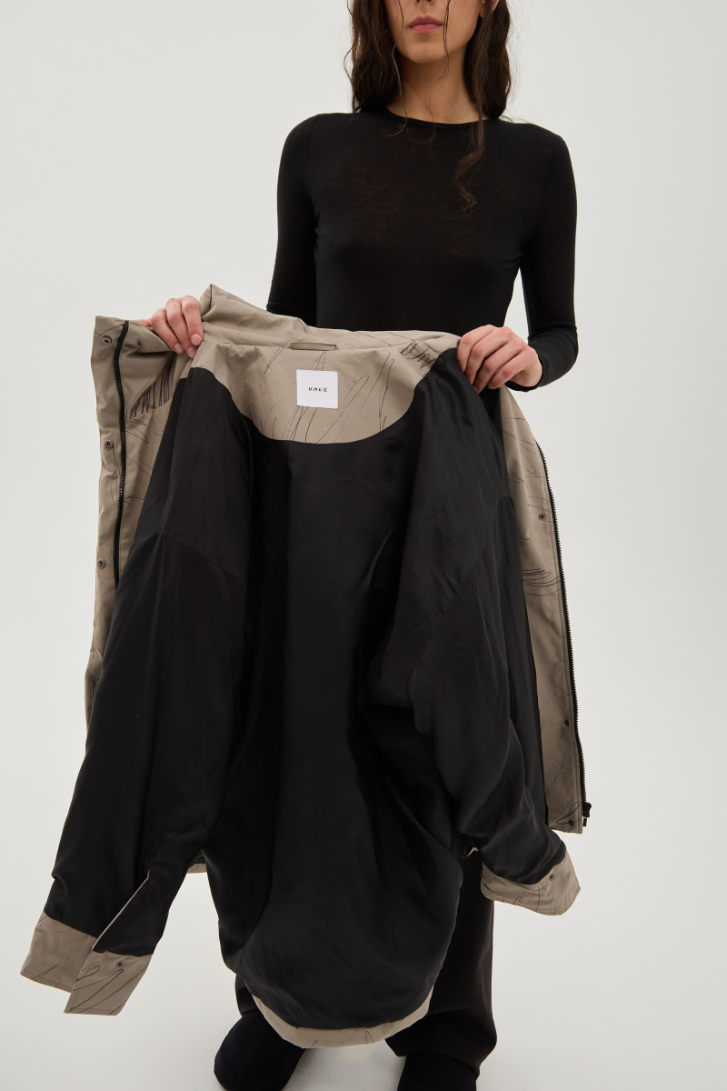 Куртка художественная UNKE, цвет: серый, 2601J006СP_ВЕ купить онлайн