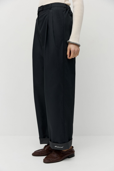 Брюки в мужском стиле с отворотами AROUND, цвет: чернильный, 289_40CV03 купить онлайн