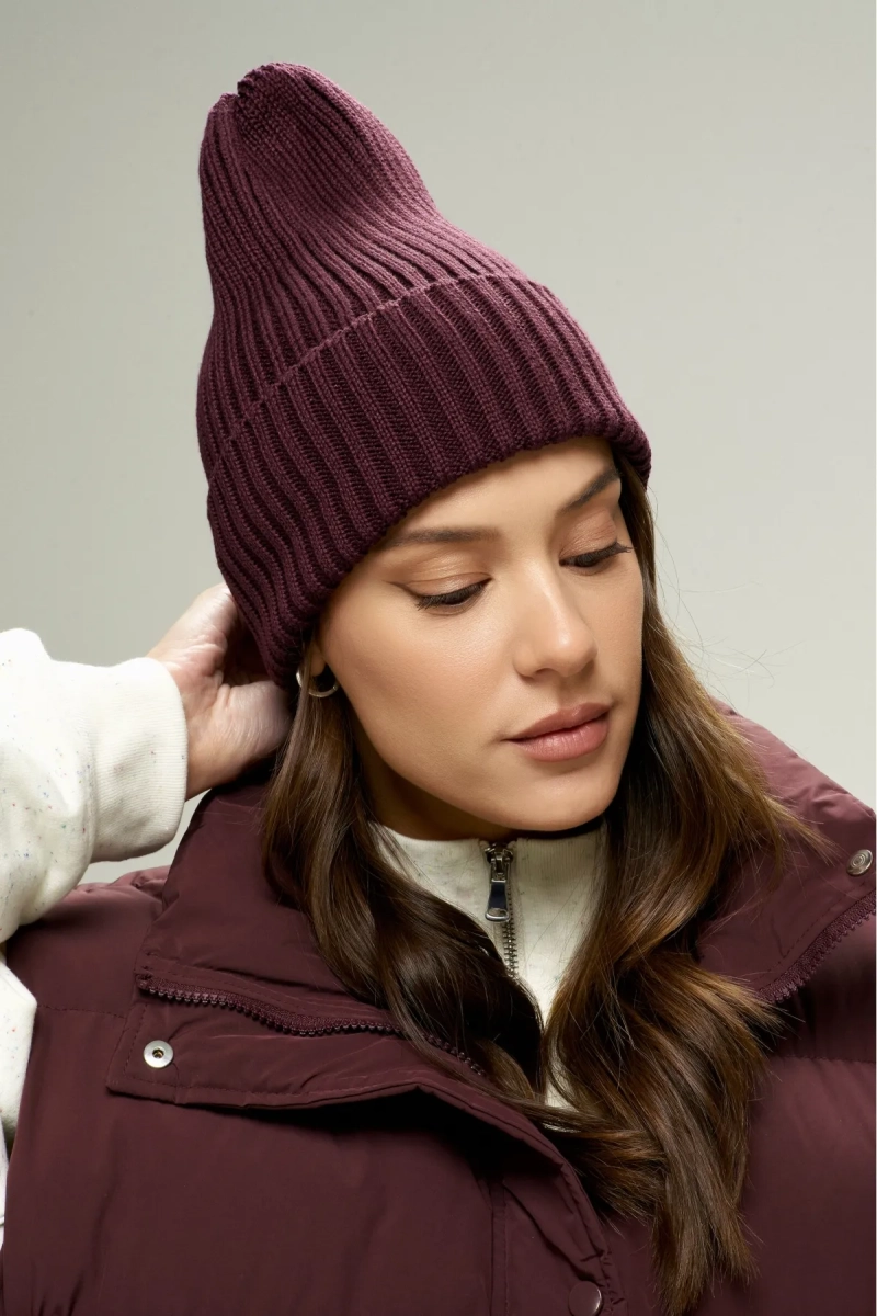 Шапка из хлопка Plum