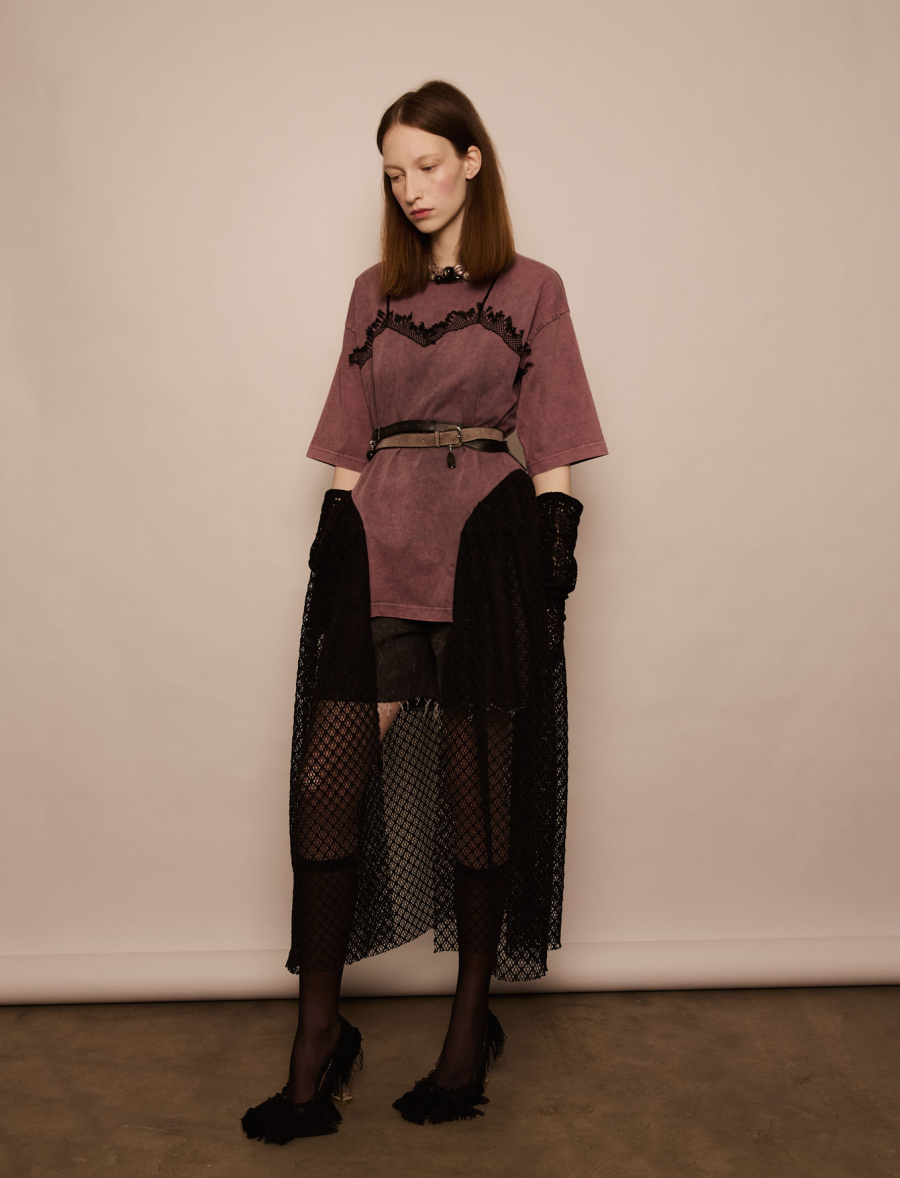 Футболка №1 Antoinette. Blueberry