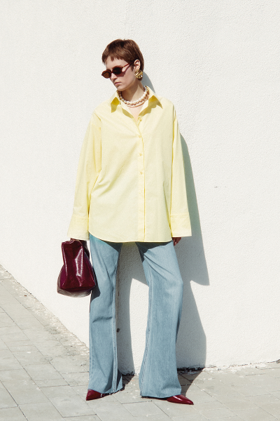 Рубашка LIMONAD MIA AIM, цвет: лимонный, MIA522 купить онлайн