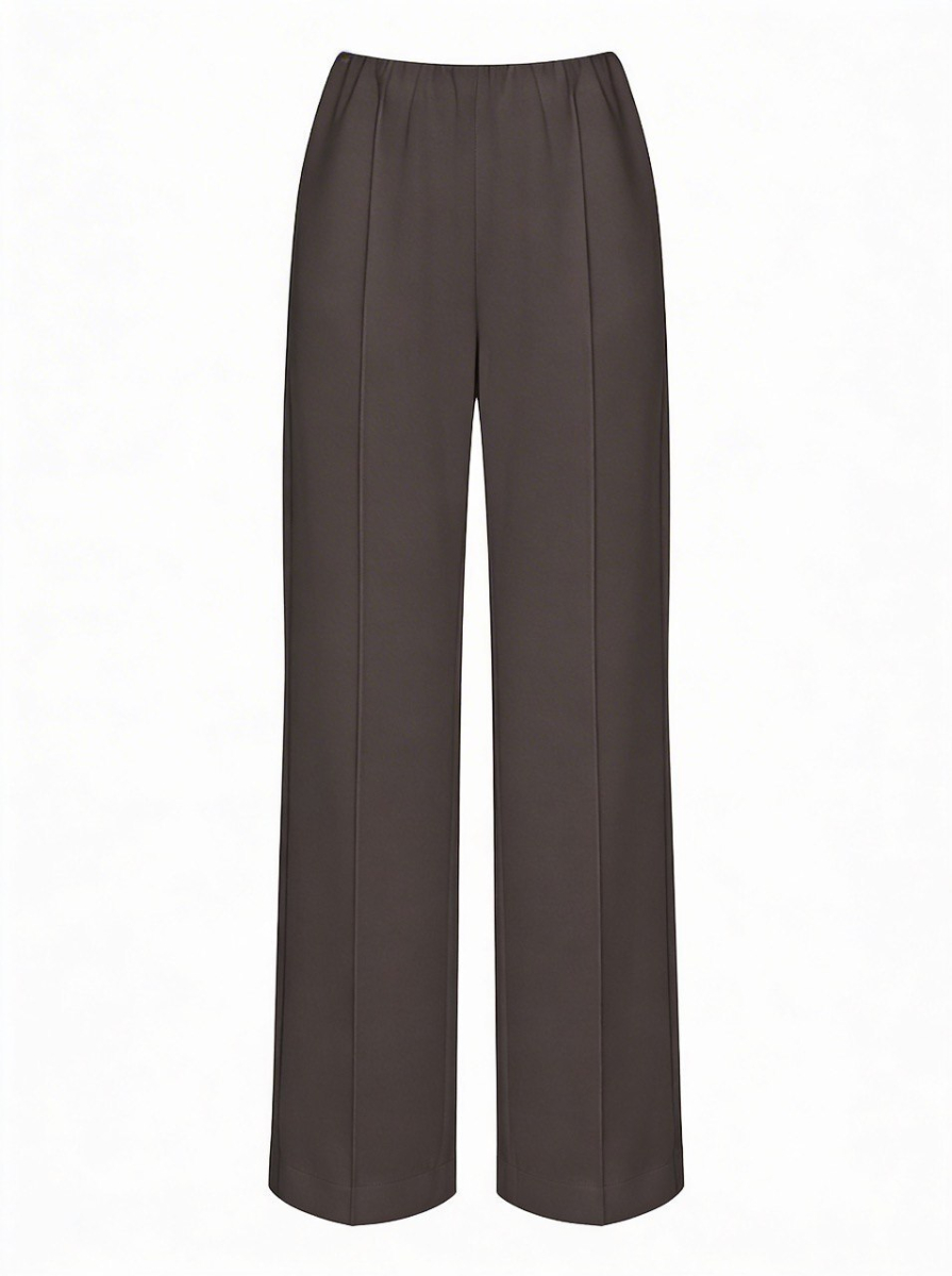 Брюки из ткани интерлок Marou, цвет: коричневый Mar_26021001 | новая женская коллекция купить онлайн